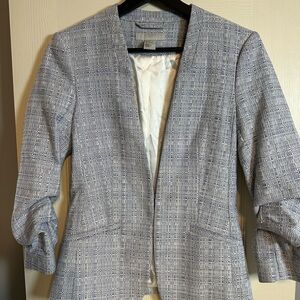 H&M Women's Gray Textured Blazer